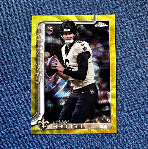Topps chrome 2025 tyler shough - chrome,